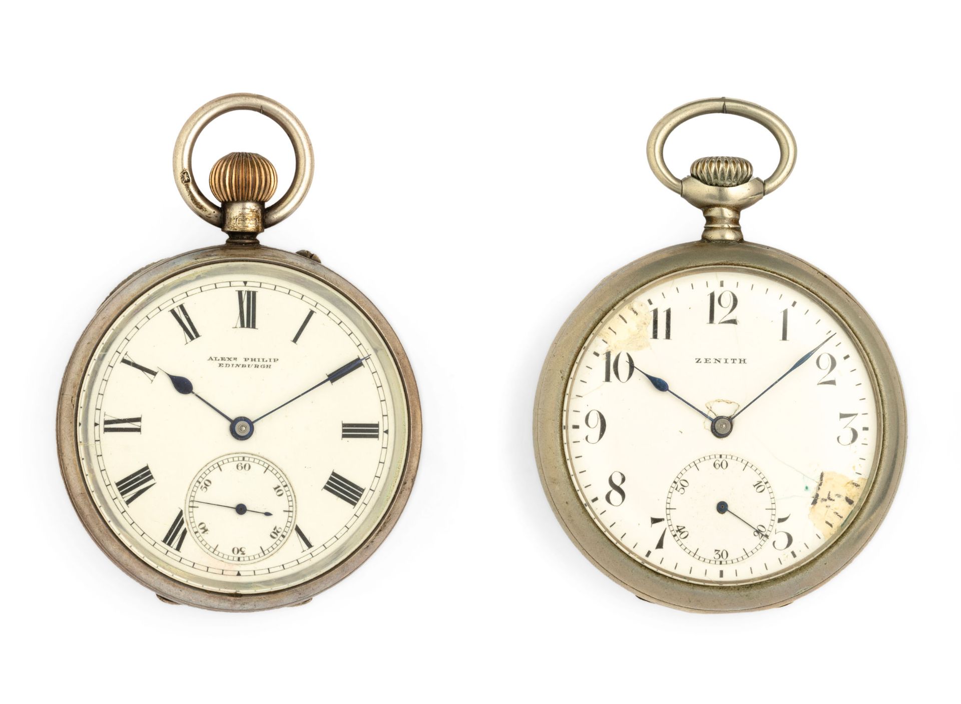 ZENITH, ALEXANDER PHILIP, LOTTO DI DUE OROLOGI DIVERSI, 1900 CIRCA