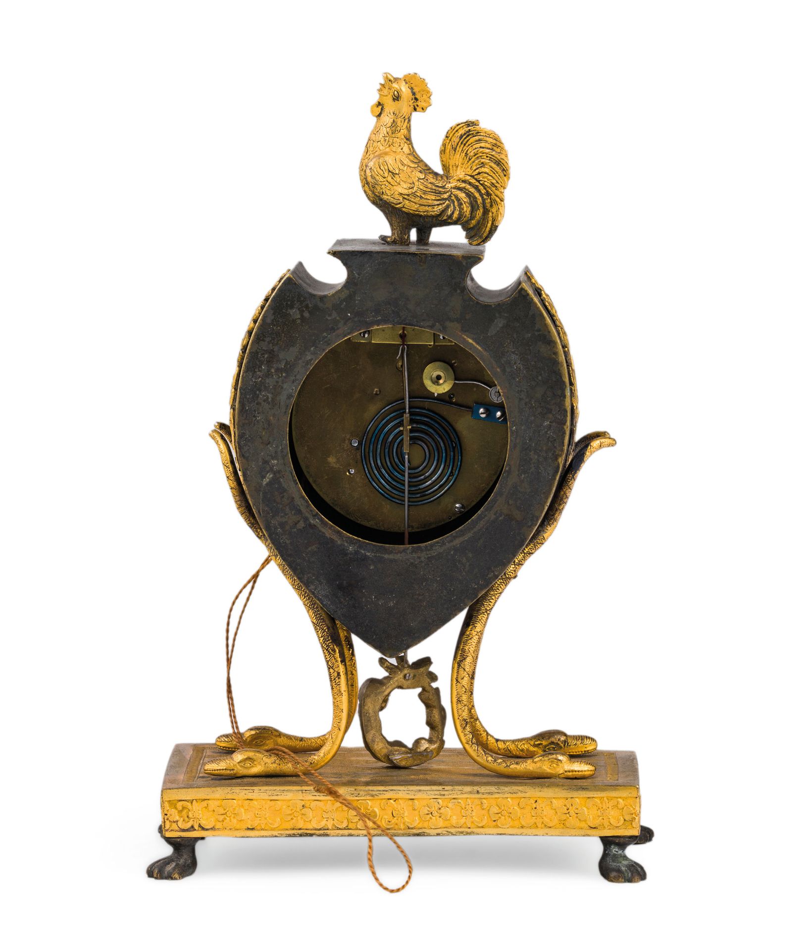 PICCOLO OROLOGIO IN BRONZO DORATO, VIENNA, 1840 CIRCA - Image 3 of 3