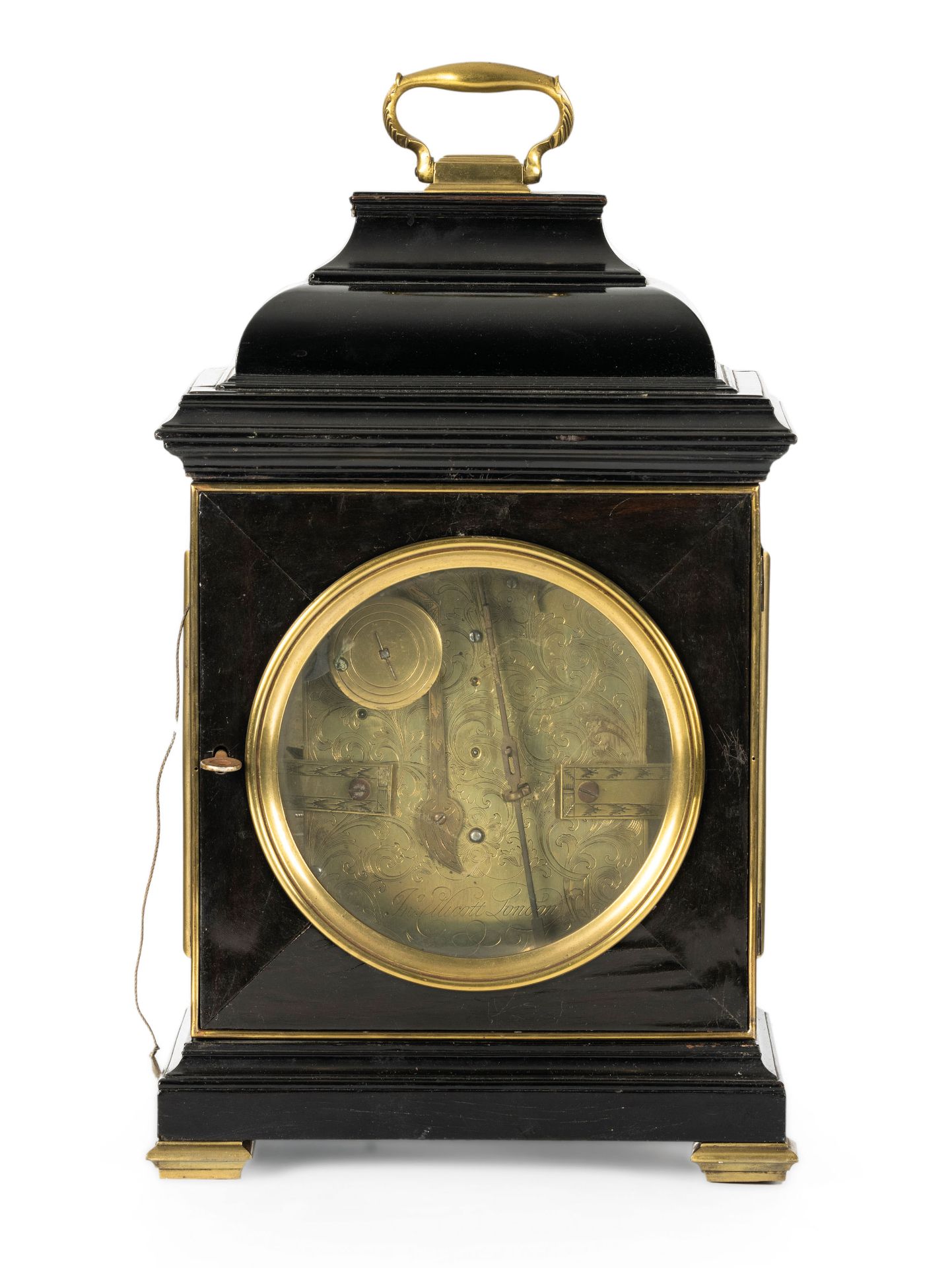 JOHN ELLICOTT, OROLOGIO MUSICALE IN EBANO, INGHILTERRA 1760 CIRCA - Image 4 of 5