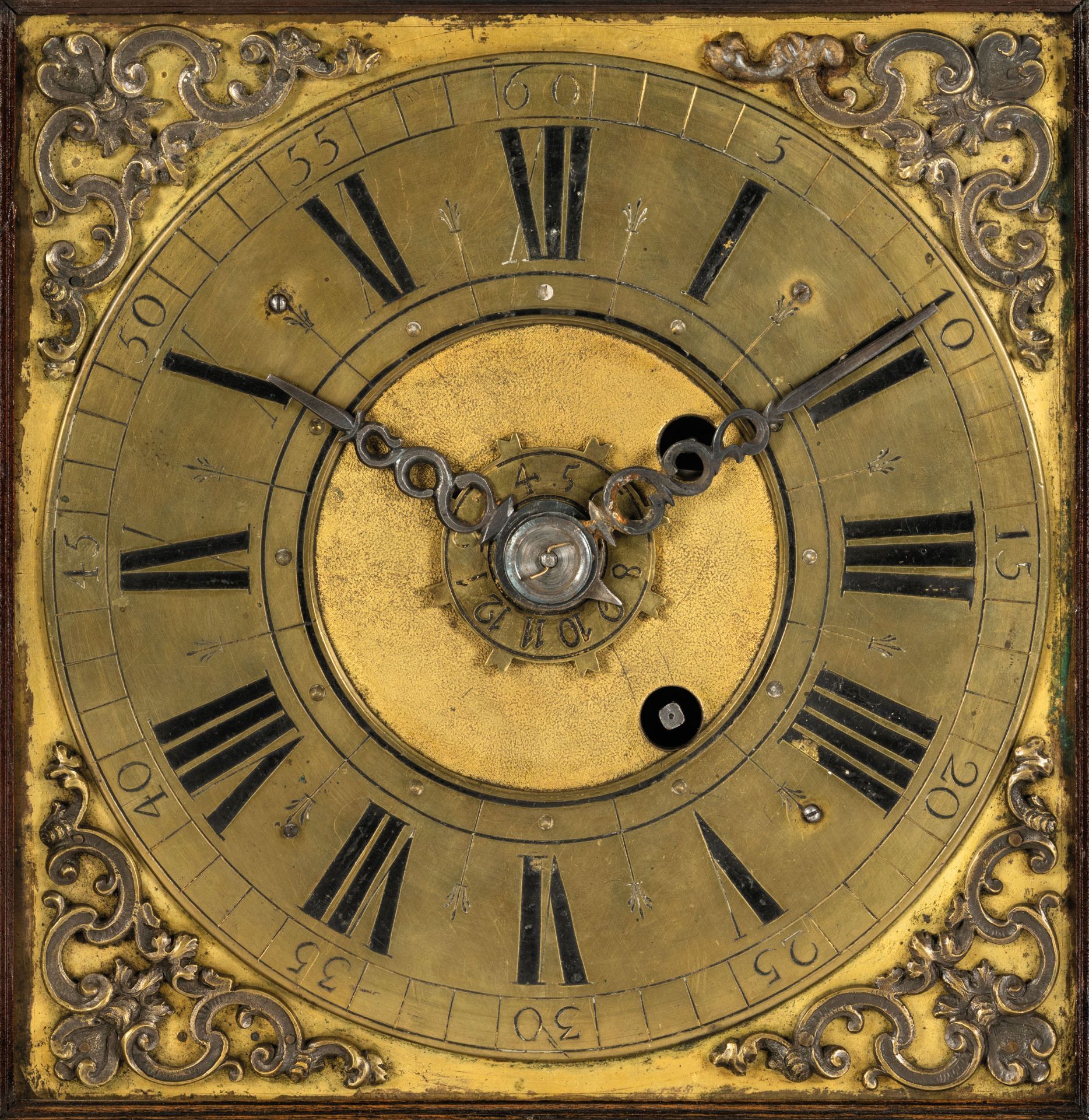 LOUIS MONTIER BOLOGNA, OROLOGIO DA APPOGGIO, IN LEGNO LACCATO E APPLICAZIONI IN BRONZO DORATO, CON - Image 2 of 5