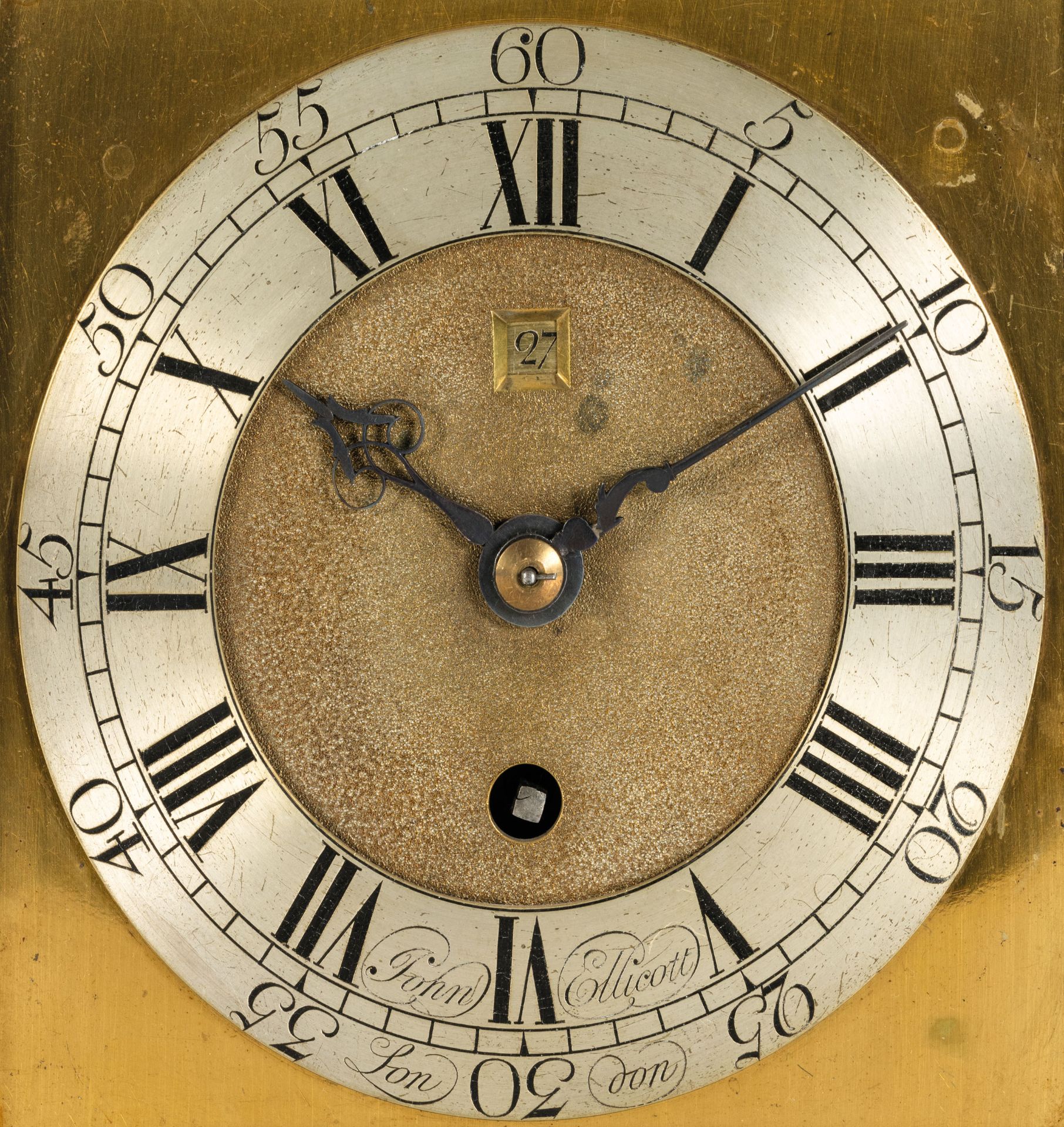 JOHN ELLICOTT, OROLOGIO MUSICALE IN EBANO, INGHILTERRA 1760 CIRCA - Image 2 of 5