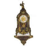 GRANDE OROLOGIO CARTEL D'APPLIQUE MARQUETTERIE BOULLE E BRONZI DORATI, FRANCIA LUIGI XIV