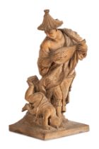 FIGURA IN TERRACOTTA, FINE DEL XVIII SECOLO