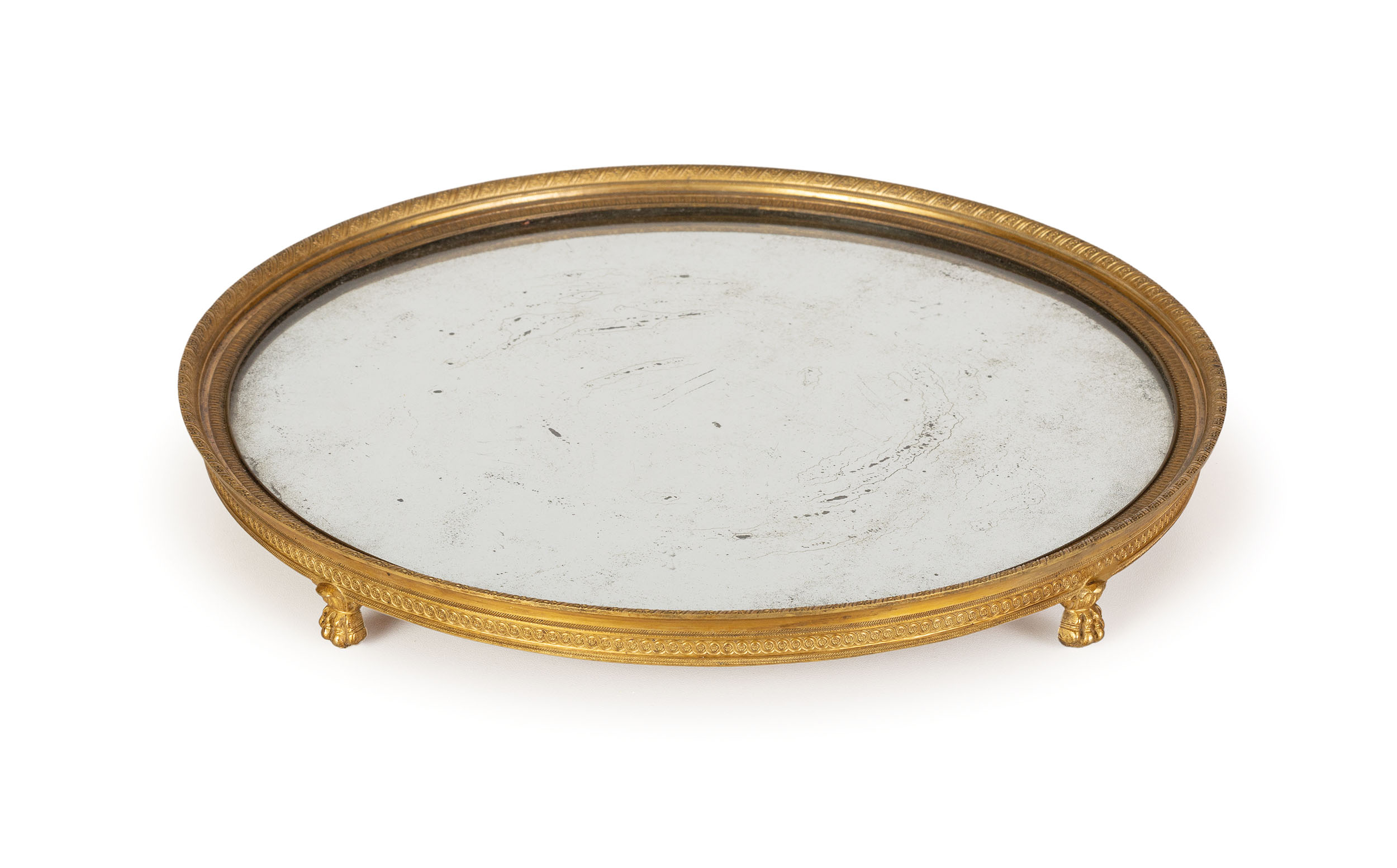 SURTOUT DE TABLE IN BRONZO DORATO, XIX SECOLO