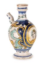 CHEVRETTE IN MAIOLICA POLICROMA, FORNACE DI CALTAGIRONE, XVIII SECOLO