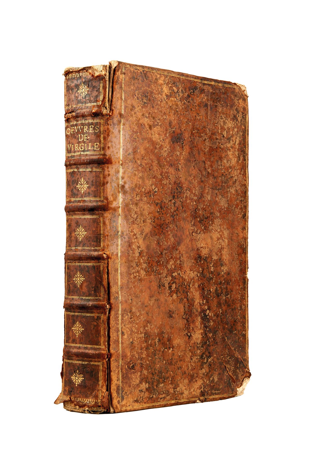 MAROLLES, Michel de (1600-1681). Les oeuvres de Virgile traduites en prose. Paris: Quinet, 1649.