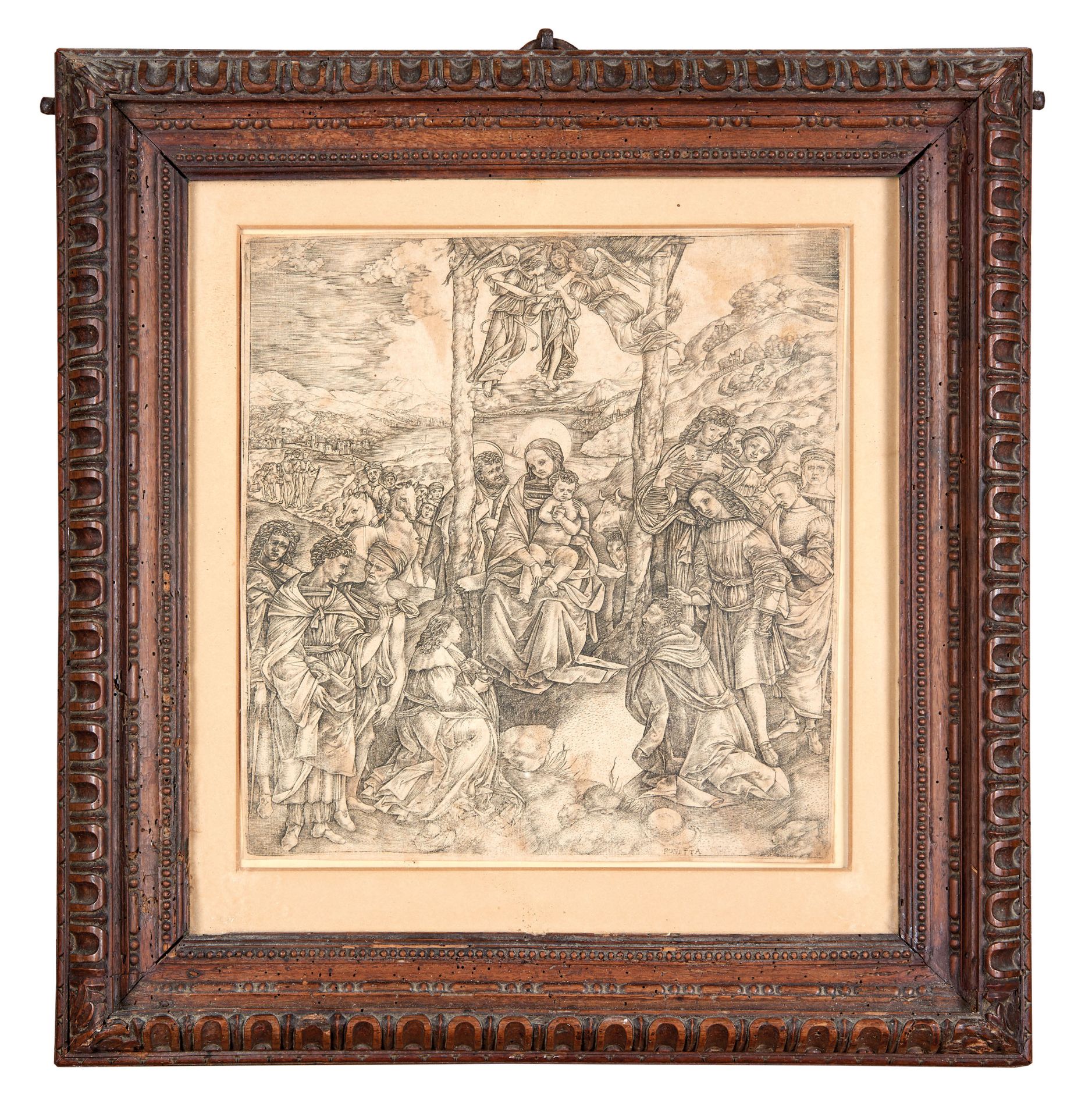 ROBETTA, Cristofano (1462-1535) by FILIPPINO LIPPI (1457-1504). The Adoration of the Magi,