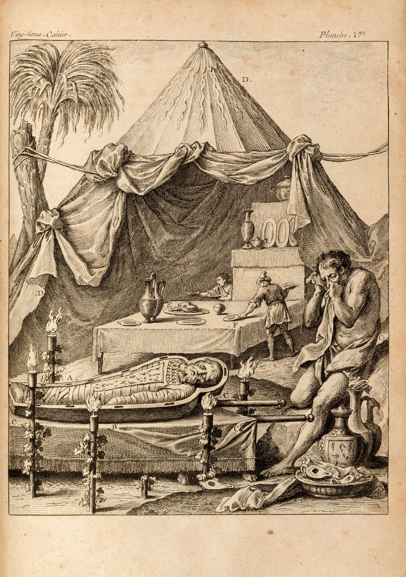 DANDR?-BARDON, Michel François (1700-1785). Costume des anciens peuples. Paris: Jombert, Cellot, - Image 2 of 3