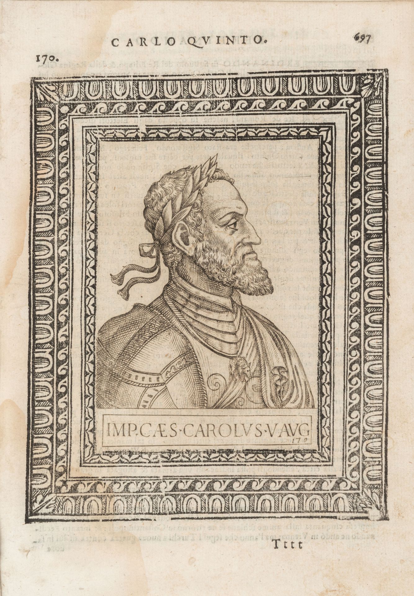 CICCARELLI, Antonio (d.1599). Le Vite degli imperatori romani...con le figure intagliate in rame da - Image 3 of 4