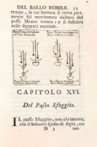 [DANCE] DUFORT Giambattista (1680-1728). Trattato del ballo nobile indirizzato all'eccellenze delle