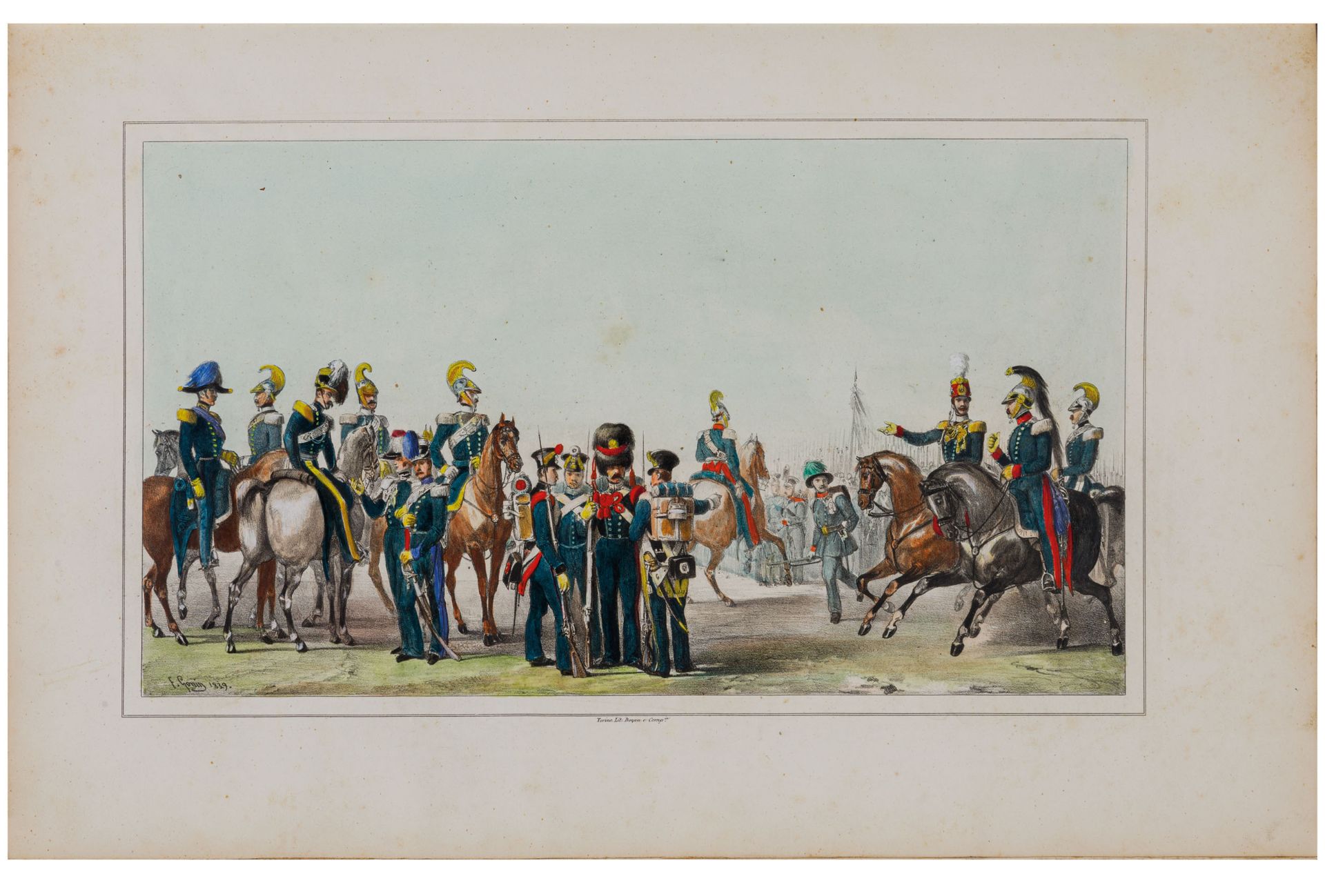 [BINDING]. Giostra corsa in Torino add¿ XXI di febbraio 1839 nel passaggio di sua altezza - Image 5 of 5