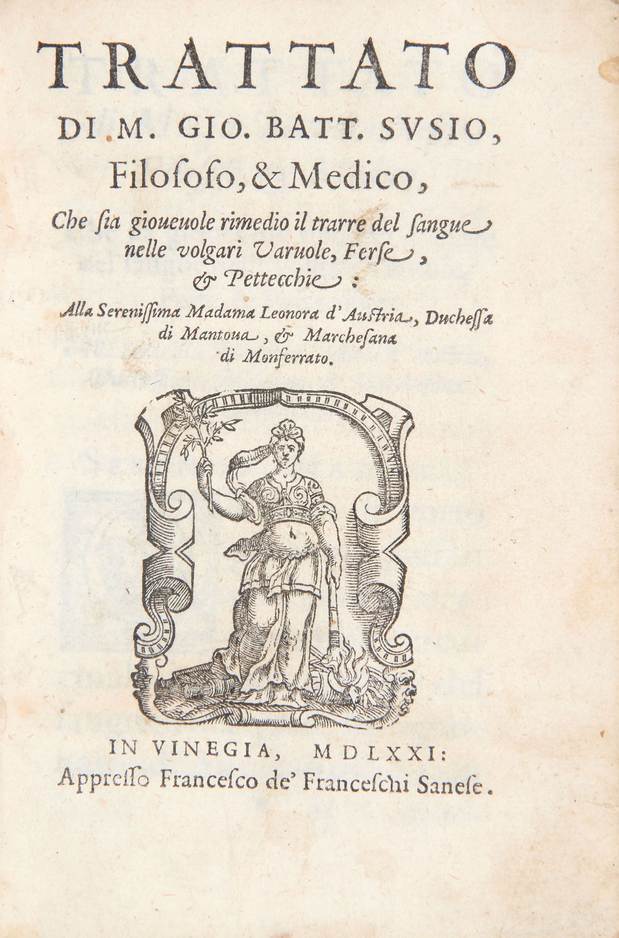 CESALPINO Andrea (1524-1603). Praxis universae artis medicae. Treviso: Meietti, 1606.