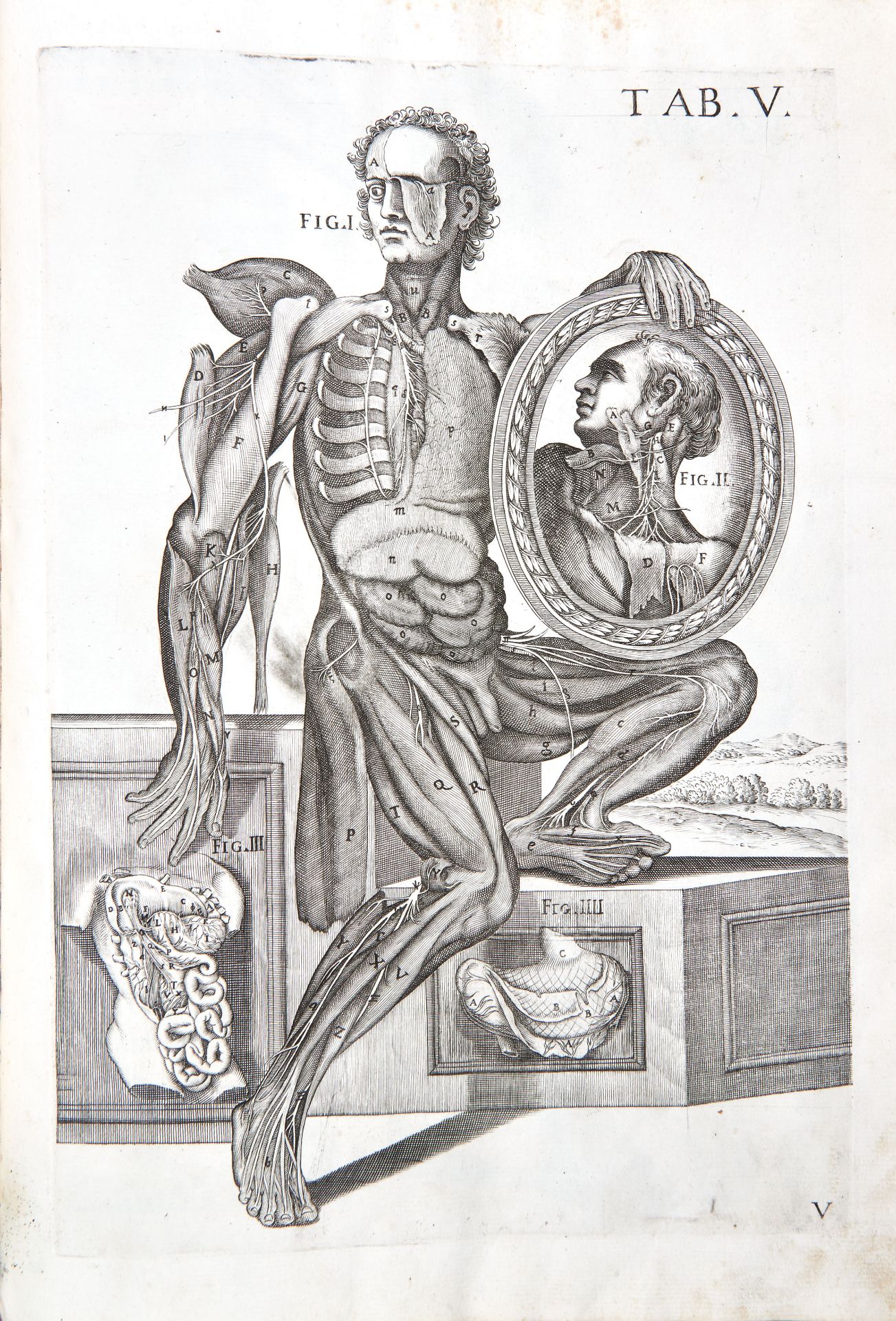 PIETRO DA CORTONA (1596-1669). Tabulae anatomicae. Rome: Antonio de Rossi per Fausto Amidei, 1741.