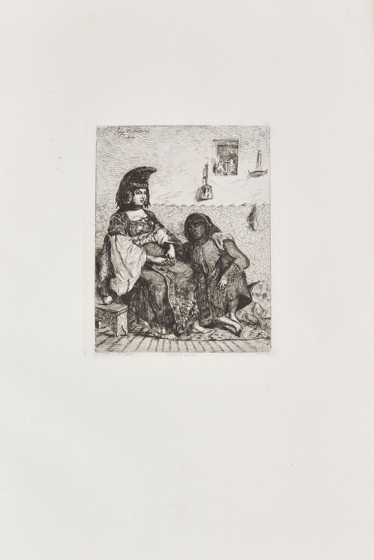 [DELACROIX, MANET, COROT, COURBERT and others]. Socé?té des Aqua-Fortistes. Paris,1862-1866. - Bild 5 aus 6