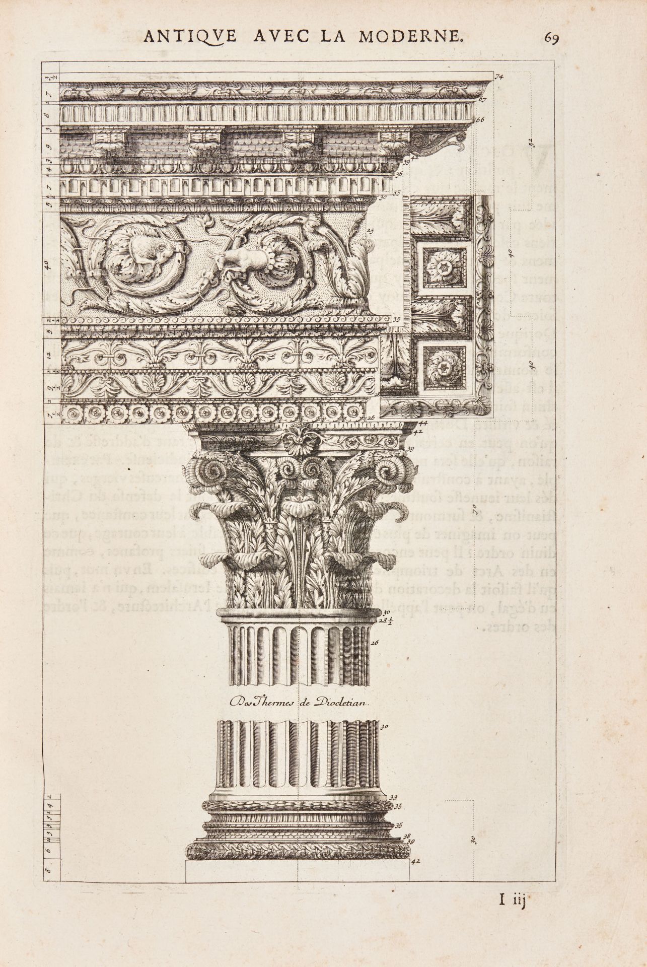 FREART, Roland (1606 ; 1676). Parallele de l'architecture antique et de la moderne. Paris: Edme