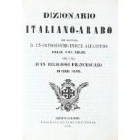 [ARABIC]. Dizionario Italiano-Arabo con aggiunta di un copiosissimo indice alfabetico delle voci