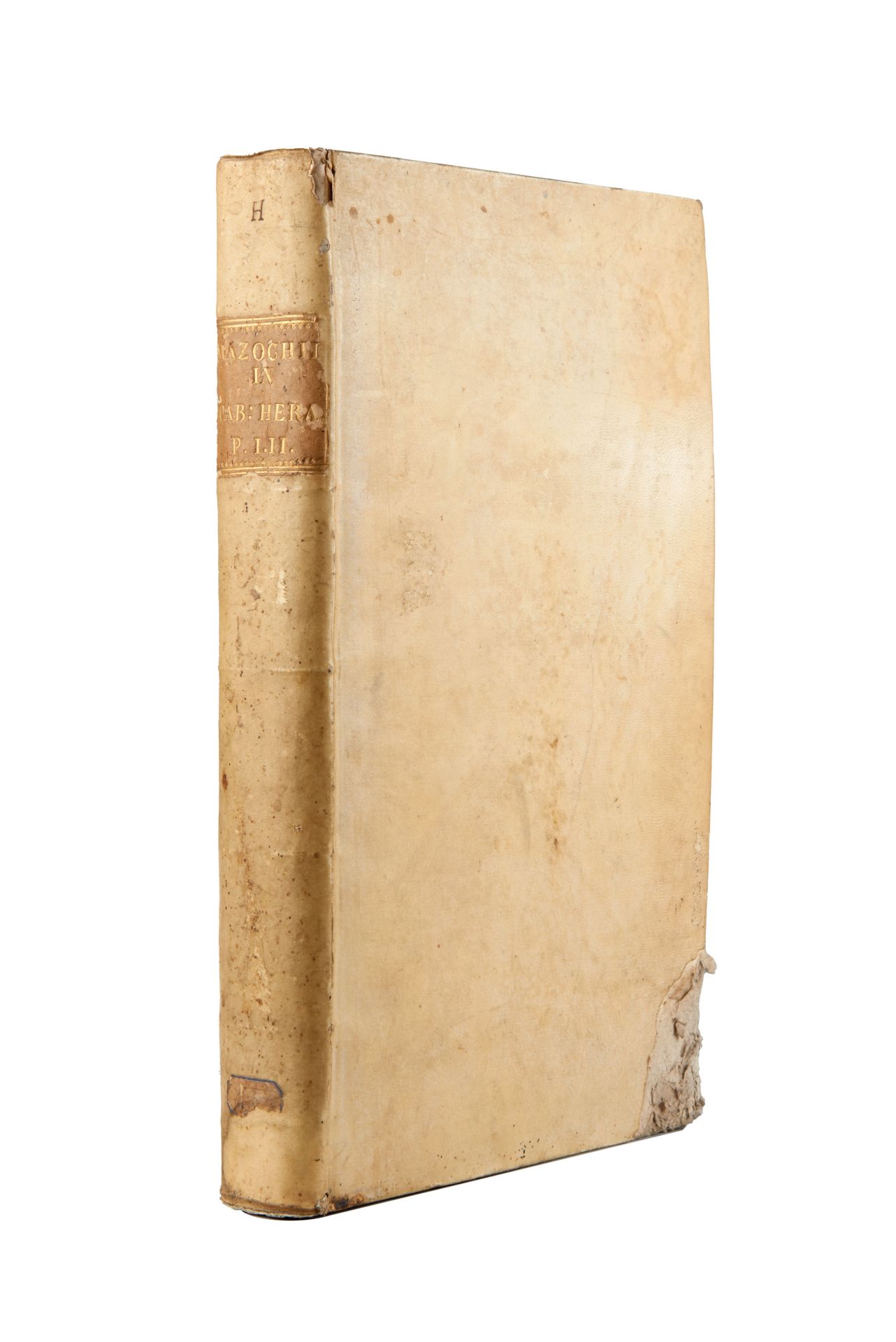 MAZZOCCHI, Alessio Simmaco (1684-1771). Commentariorum in regii herculanensis musei aeneas tabulas - Image 2 of 2