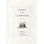 CIPRIANI, Giovanni Battista (1766-1839). Monumenti di fabbriche antiche estratti dai disegni dei