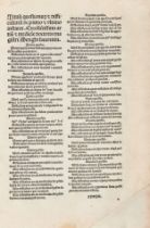 BIANCHELLI, Domenico (1440-1520). Tituli questionum & difficultatum de primo & vltimo instanti.