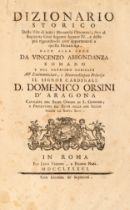 ABBONDANZA, Vincenzo (18th century). Dizionario storico delle vite di tutti i monarchi ottomani
