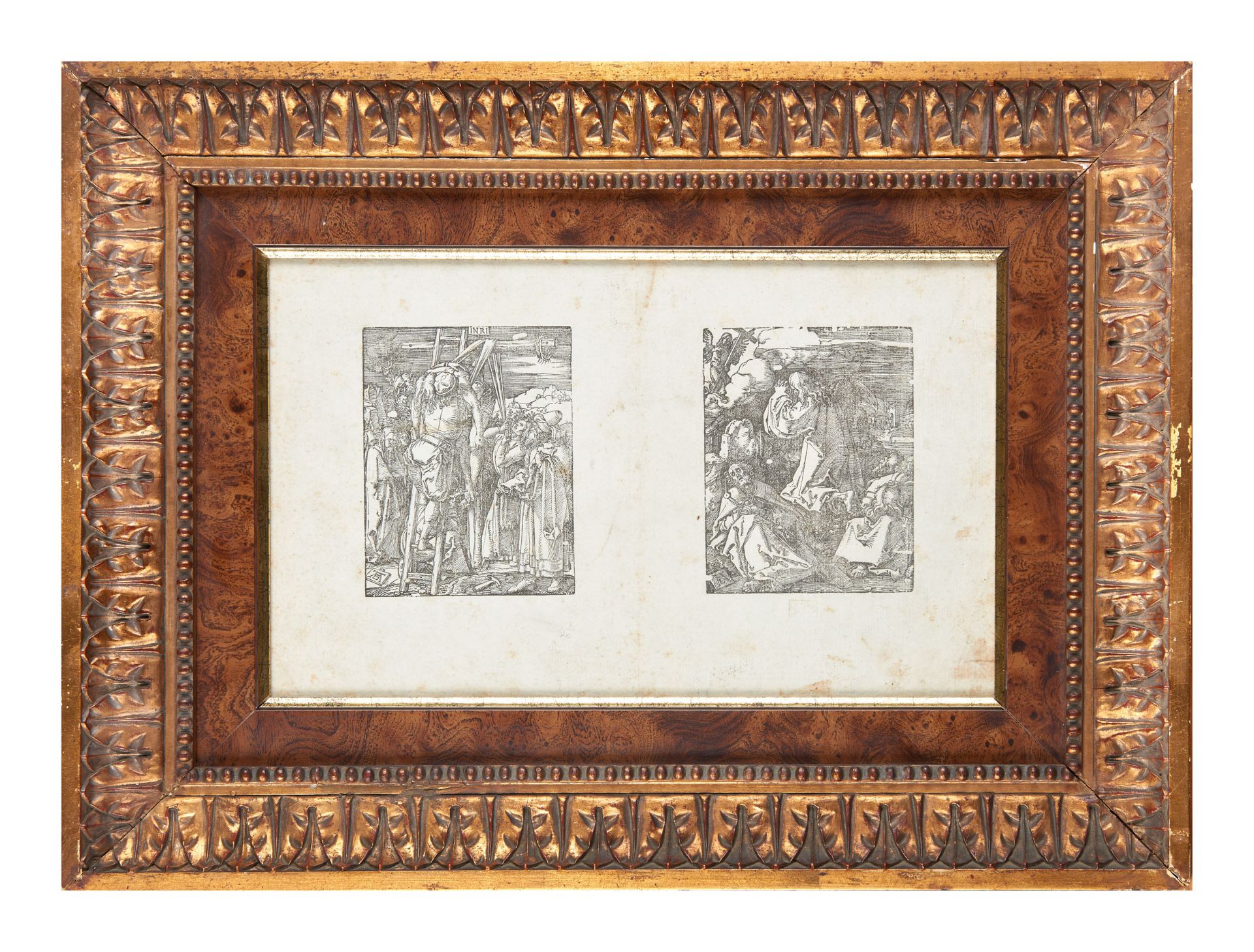 DURER, Albrecht (1471-1528). Two plates from The Little Passion. [18th century].