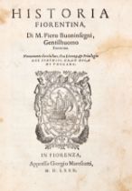 BUONINSEGNI, Domenico (1384-1465). Historia fiorentina. Florence: Marescotti, 1580.