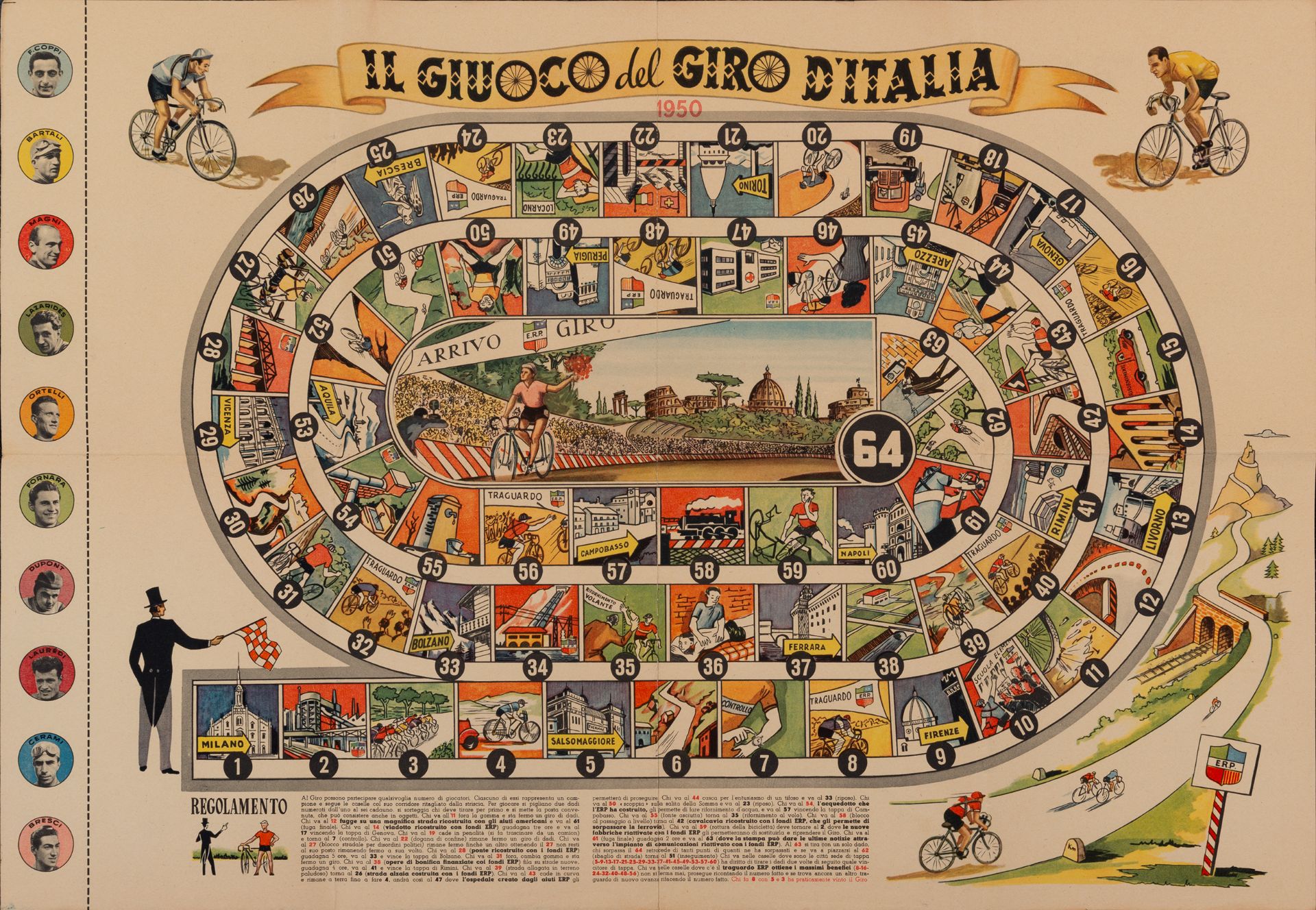Il Giuoco del Giro d'Italia, 1950