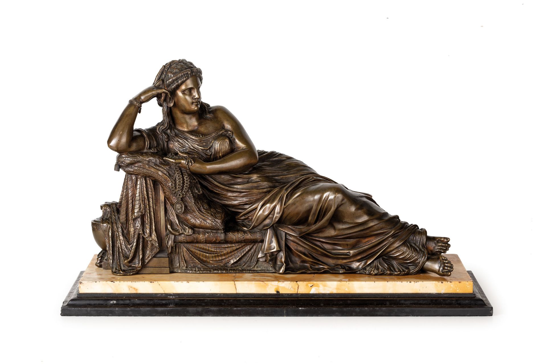 SCULTURA IN BRONZO PATINATO, FINE DEL XIX SECOLO