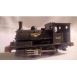 OO scale kit built 0.4.0 saddle tank metal B.R Black 51237 Late Crest, very good to excellent