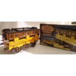 Hornby 3/12 inch gauge live steam Rocket Coach, G104, in excellent to near mint condition with decal