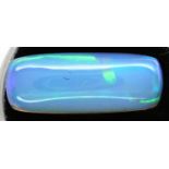 Loose elongated opal, L: 22 mm, 1.4g. P&P Group 1 (£14+VAT for the first lot and £1+VAT for