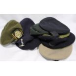 Military berets, mostly British made (9). P&P Group 2 (£18+VAT for the first lot and £3+VAT for