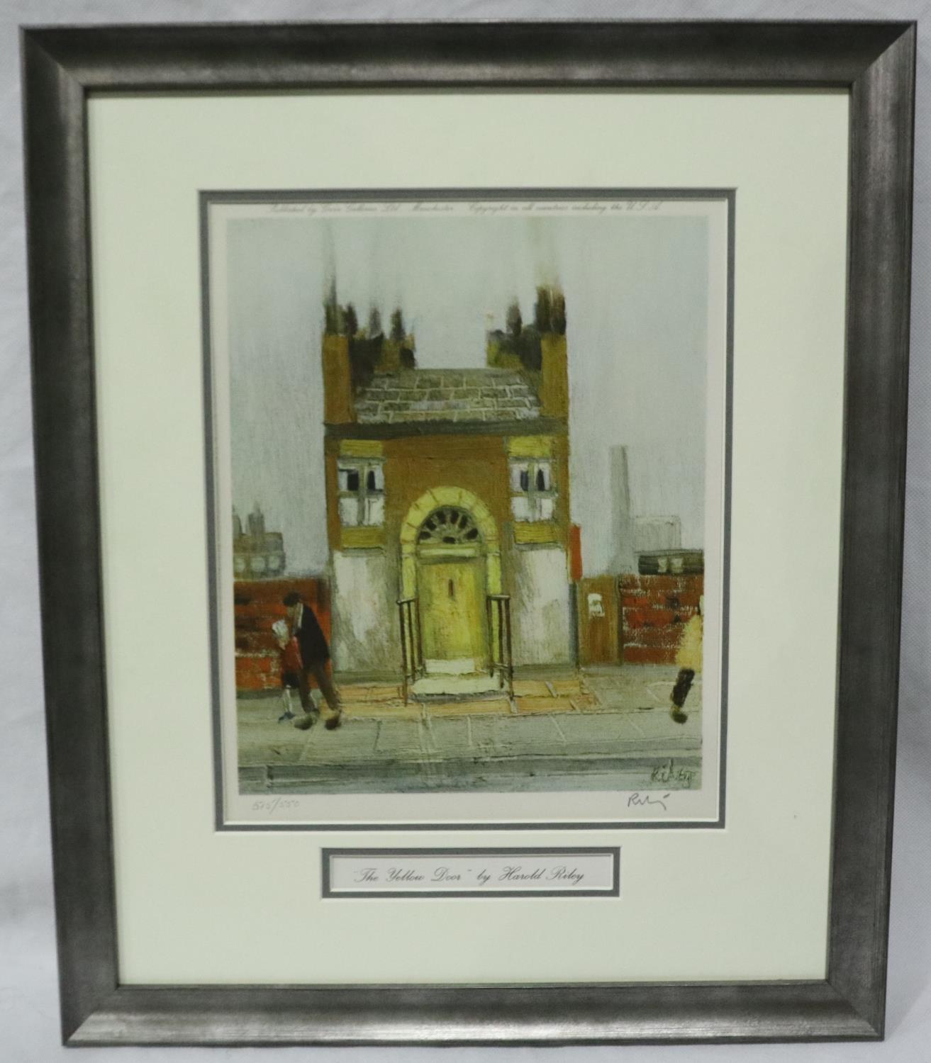 Harold Riley (B. 1934): pencil signed limited edition print, The Yellow Door, 20 x 28 cm. Not - Image 2 of 7