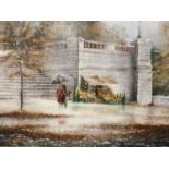 Jeff Rowland (20th century): limited edition giclée print on canvas, Love Blossoms, 7/150, signed