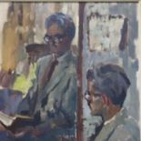 Patrick Lambert Larking (1907-1981): oil on board, Denis Costello, Royal Institute of Oil Painting