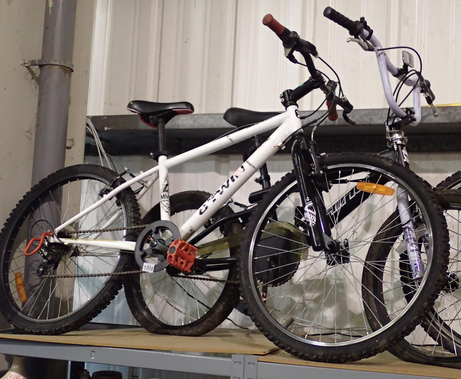 B-Twin Rock Rider 300 childs bike and a Rhino Freefall BMX (2). Not available for in-house P&P