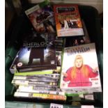 Mixed DVDs and Xbox 360 games including Call of Duty, Battlefield, Minecraft etc. Not available