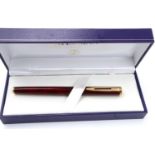 Boxed Waterman fountain pen with 18ct gold nib. P&P Group 1 (£14+VAT for the first lot and £1+VAT