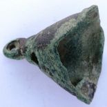 Small bronze Medieval bells, H: 25 mm. P&P Group 0 (£5+VAT for the first lot and £1+VAT for