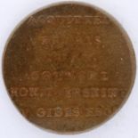 1794 High Treason charge token. P&P Group 0 (£5+VAT for the first lot and £1+VAT for subsequent