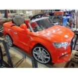 Audi A3 childs ride on electric car, no charger. Not available for in-house P&P