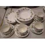 Wedgwood metallicized bone China tea and dinnerware. Not available for in-house P&P