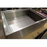 Stainless steel ice bath, 50 x 40 x 20 cm. Not available for in-house P&P