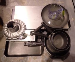 Quantity of mixed cooking equipment including a large Hostess hot plate. Not available for in-