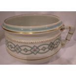 Victorian chamber pot with registration diamond, D: 23 cm, no chips or cracks. Not available for