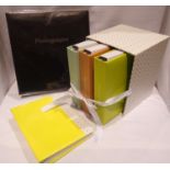 Boxed set of four photograph albums for Baby and another album (2). P&P Group 1 (£14+VAT for the
