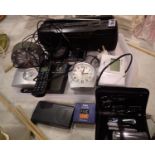 Mixed radios and clocks etc. All electrical items in this lot have been PAT tested for safety and