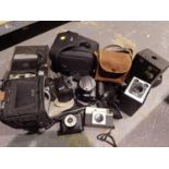 Mixed cameras including Fujifilm digital camera. Not available for in-house P&P