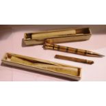 Eversharp gold plated pencil and another. P&P Group 1 (£14+VAT for the first lot and £1+VAT for