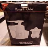Russell Hobbs Classic White juice centre. Not available for in-house P&P